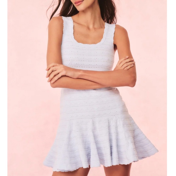 LoveShackFancy White Mini Dress - Picture 1 of 12